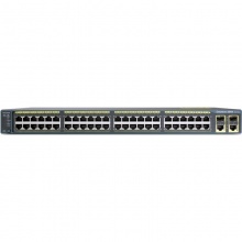 Cisco思科 WS-C2960+48PST-L 智能二层百兆交换机48口 POE交换机