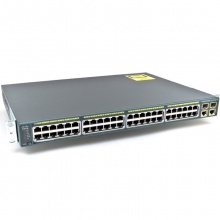 Cisco思科 WS-C2960+48PST-L 智能二层百兆交换机48口 POE交换机