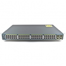 Cisco思科 WS-C2960+48PST-L 智能二层百兆交换机48口 POE交换机