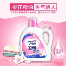 walch/威露士卫新樱花洗衣液3kgx3+内衣洗衣液300mlx2送消毒液