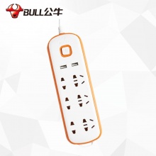 公牛USB炫彩接线板3米W1330SU