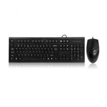 双飞燕 A4tech 有线键鼠套装 KR-8572NU （黑...