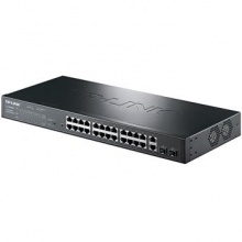 普联 TP-LINK PoE交换机 TL-SL2226P 24百兆+2G千兆简单网管